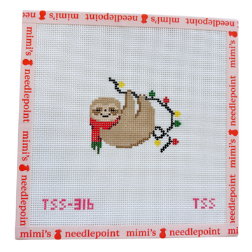 Christmas Sloth with Lights